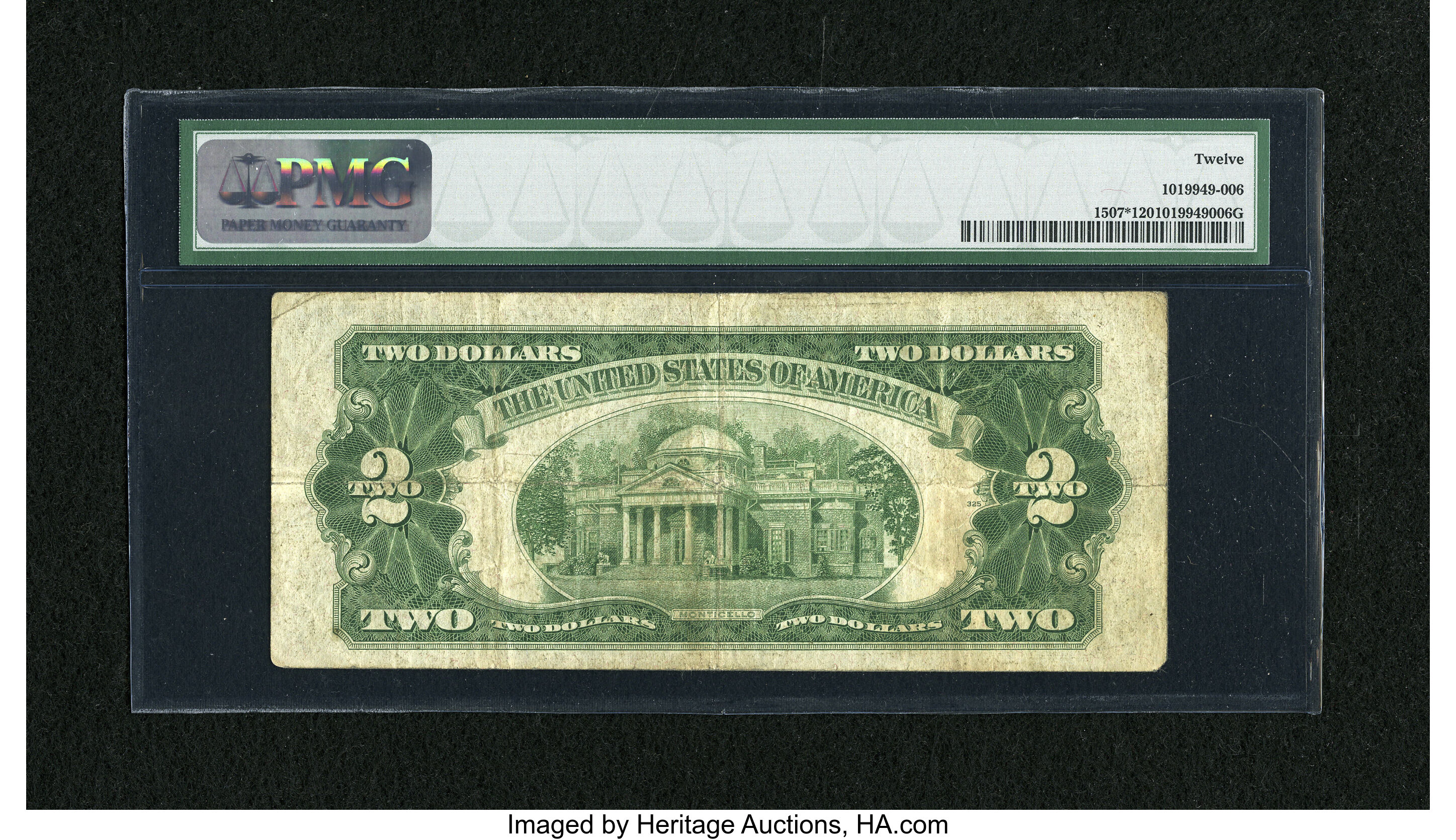 image for: Fr. 1507* $2 1928F Legal Tender Star Note. PMG Fine 12....