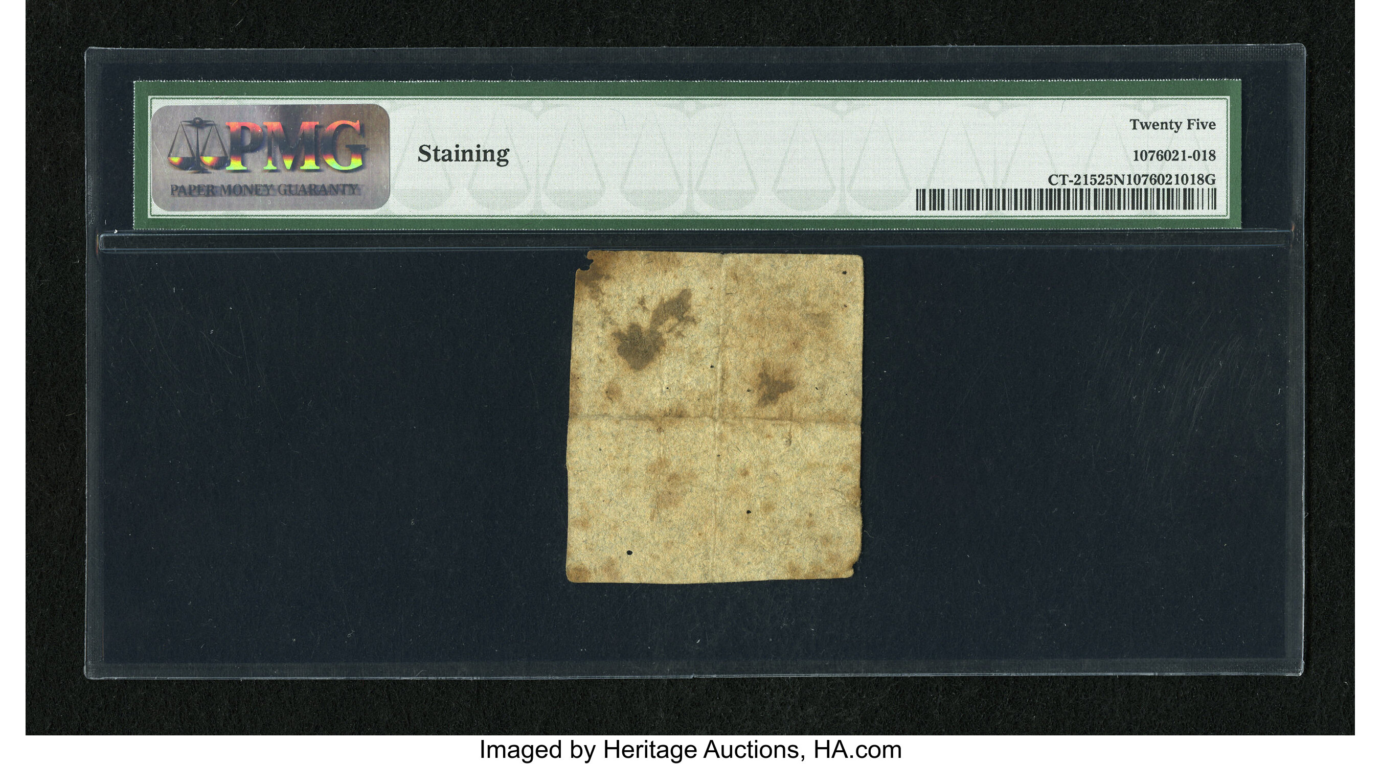 image for: Connecticut October 11, 1777 3d PMG Very Fine Net 25.