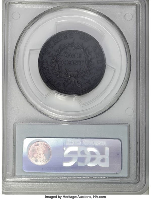 image for: 1793 1C Wreath, Vine and Bars Edge. XF45 PCGS. S-6, B-7, R.3. ...
