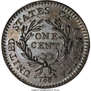 image for: 1794 1C Head of '94. MS64 Brown PCGS. S-31, B-13, R.1. ...