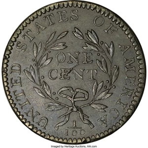 image for: 1794 1C Head of '94. AU53 PCGS. S-46, B-36, R.3....