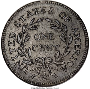 image for: 1796 1C Liberty Cap. XF45 PCGS. S-88, B-9, R.4....