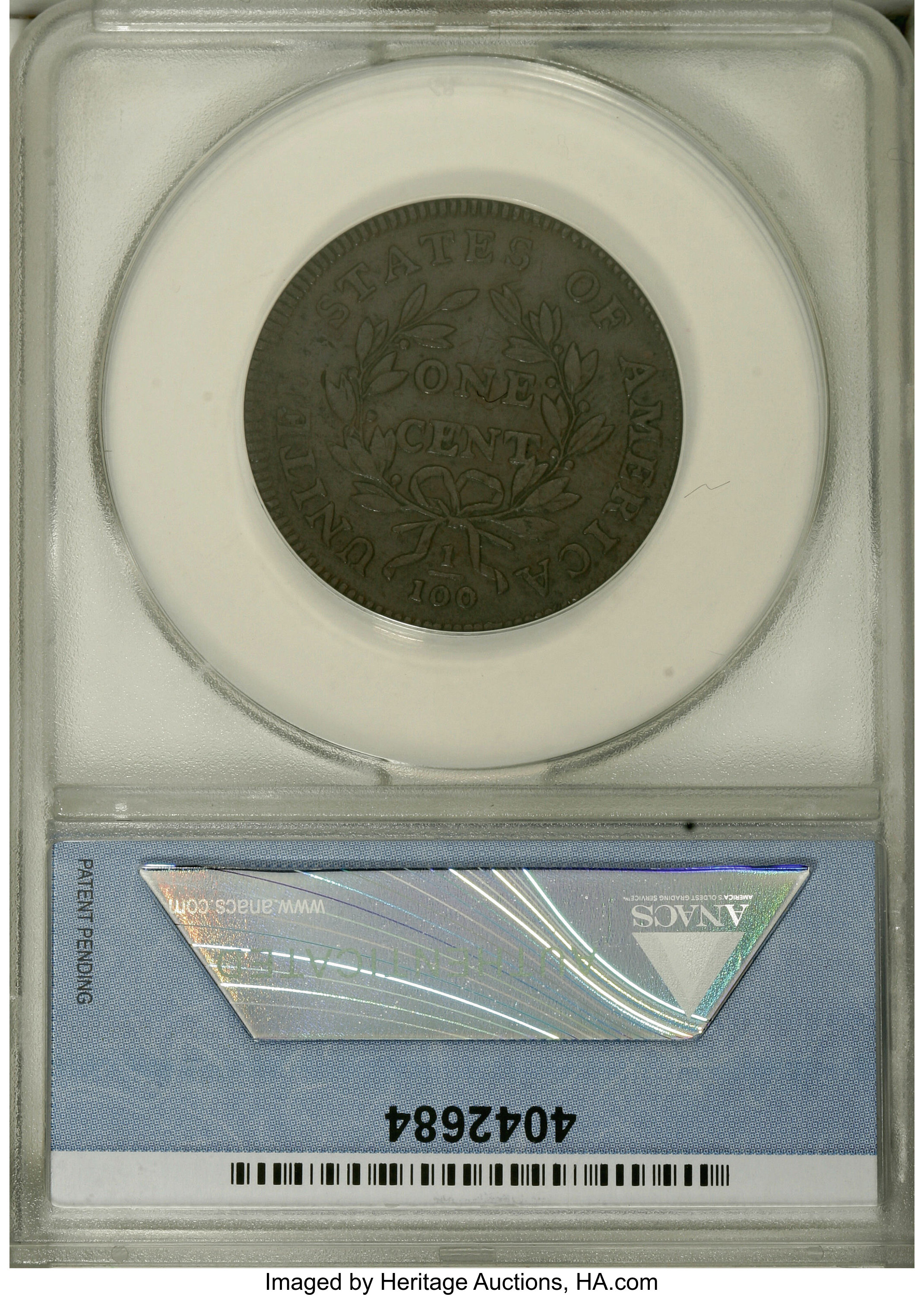 image for: 1798 1C First Hair. XF45 Details, Scratched, Cleaned, ANACS. S-162, B-23, R.4....