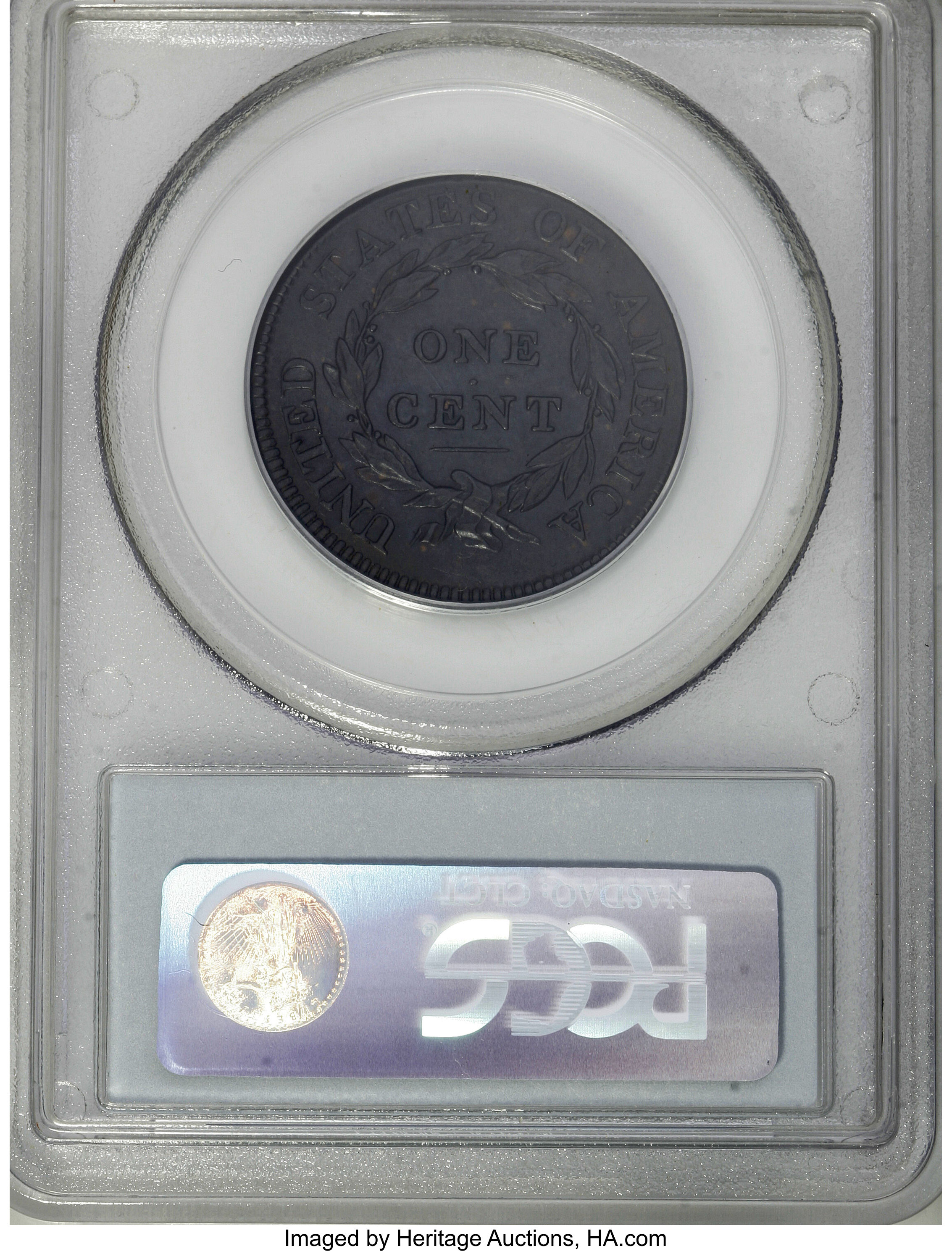 image for: 1812 1C Small Date. AU55 PCGS. S-291, B-1, R.2. ...