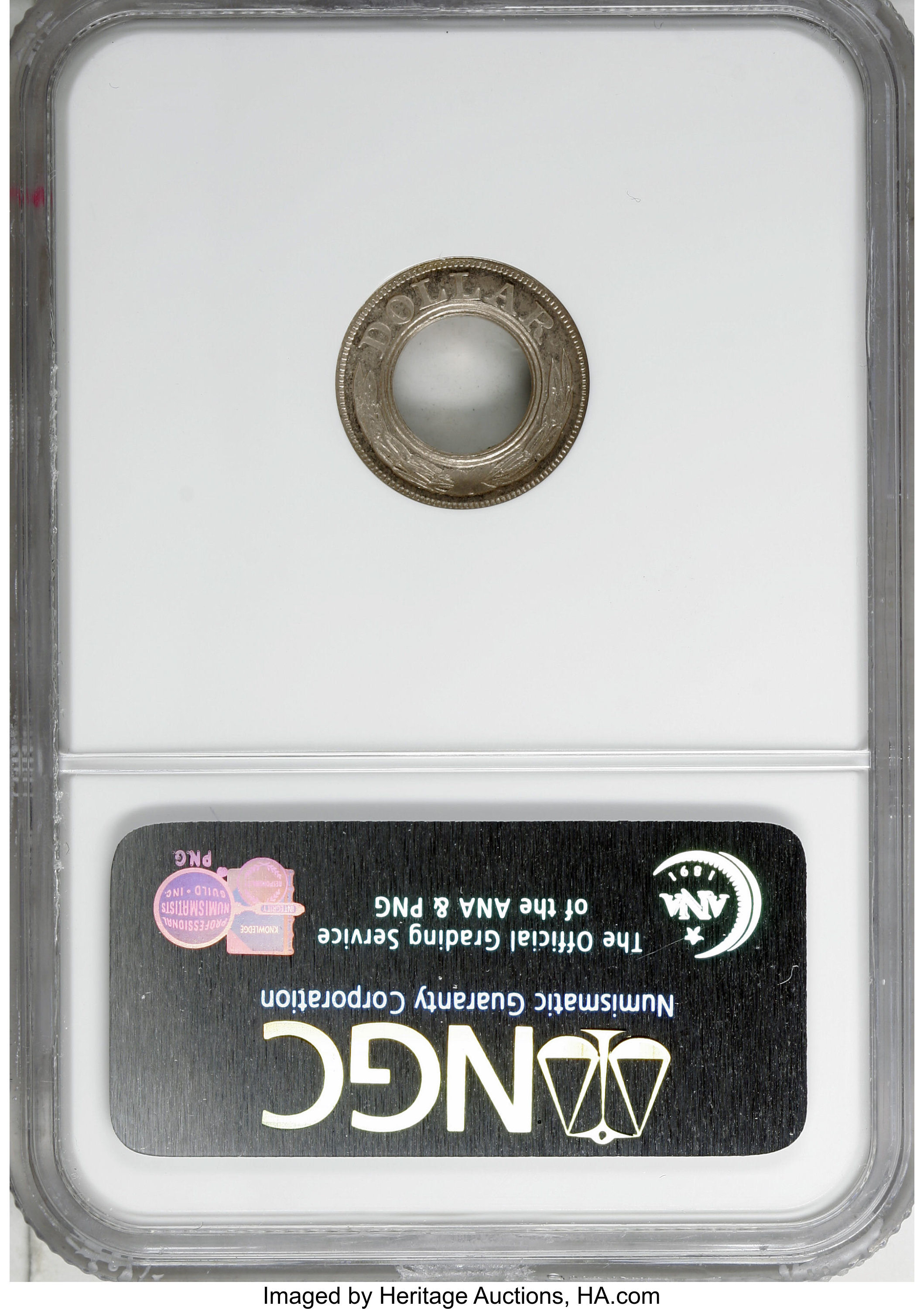 image for: 1852 PG$1 Gold Dollar, Judd-148, Pollock-176, Low R.7, PR64 NGC....