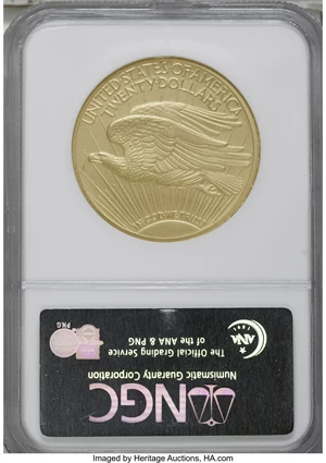 image for: 1908 $20 Motto PR66 NGC....