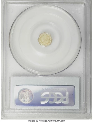 image for: 1859 25C Liberty Octagonal 25 Cents, BG-705, High R.6, MS63 PCGS....