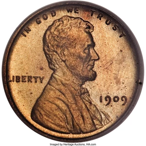 image for: 1909 1C VDB PR66 Red PCGS....