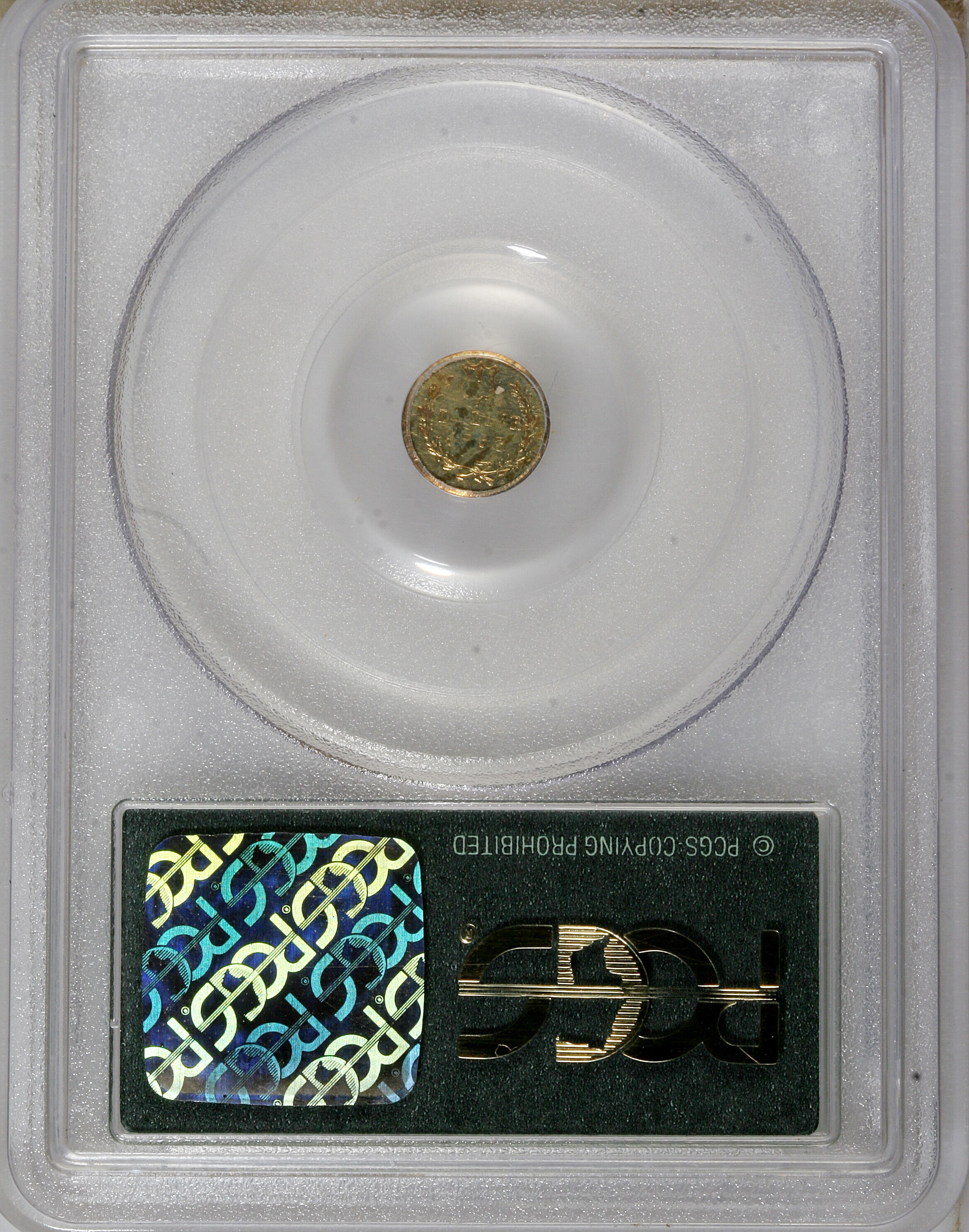 image for: 1863 25C Liberty Round 25 Cents, BG-820, R.5, AU53 PCGS. PCGS Population (2/28). NGC Census: (0/3).   (#10681)...