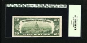 image for: Fr. 2109-G $50 1950B Federal Reserve Note. PCGS Gem New 65PPQ....