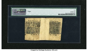 image for: Maryland March 1, 1770 $4 PMG Very Good 10 Net....