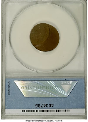 image for: 1940-S 1C Lincoln Cent--Off Center ,Scratched--ANACS. MS60 Details. ...