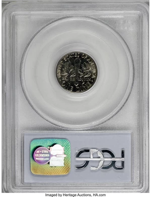 image for: 1968 10C MS64 Full Bands PCGS. . PCGS Population (14/38). NGC Census: (0/0). Mintage: 424,470,400. (#85133)...