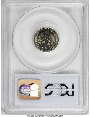 image for: 1982-D 10C MS65 Full Bands PCGS. . PCGS Population (9/19). NGC Census: (0/0). Mintage: 542,713,600. (#85163)...