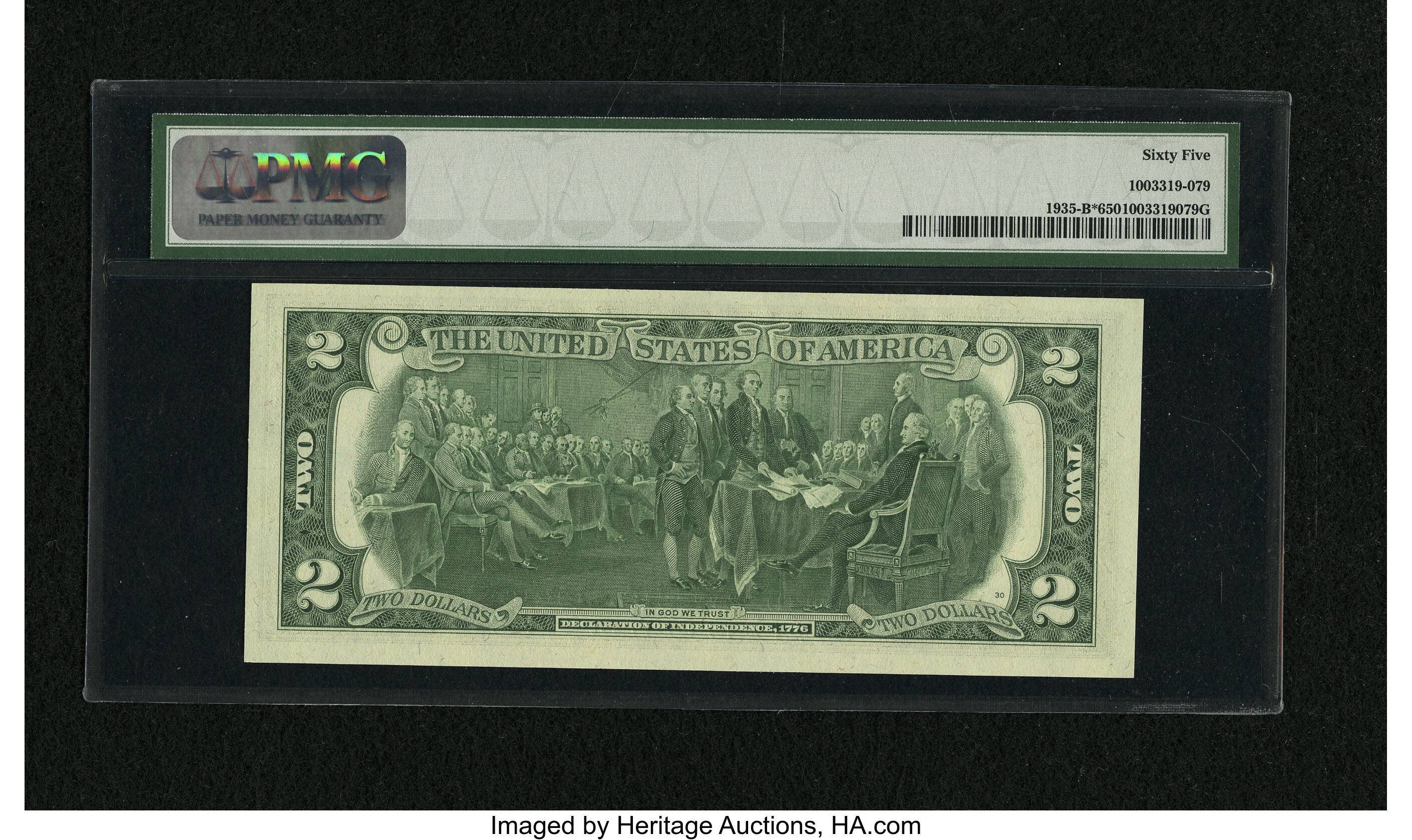 image for: Fr. 1935-B* $2 1976 Federal Reserve Note. PMG Gem Uncirculated 65....
