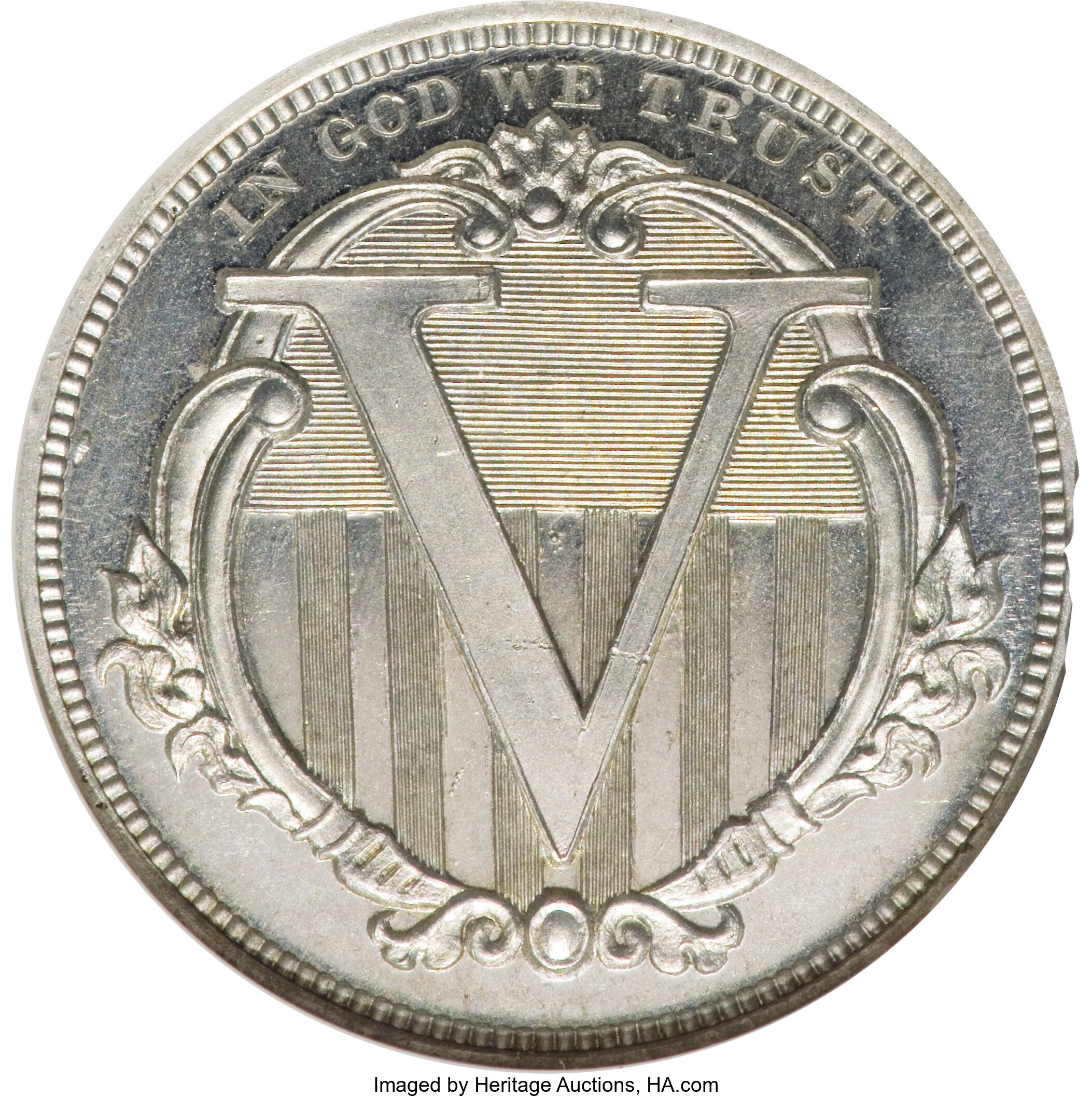 image for: 1867 5C Five Cents, Judd-561, Pollock-622, R.5, PR63 ANACS....