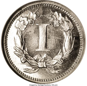 image for: 1868 1C One Cent, Judd-605, Pollock-670, R.5, PR64 NGC....