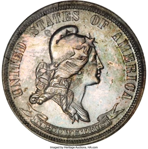 image for: 1869 25C Standard Silver Quarter Dollar, Judd-721, Pollock-802, R.5, PR63 PCGS....