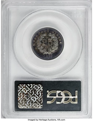 image for: 1869 25C Standard Silver Quarter Dollar, Judd-721, Pollock-802, R.5, PR63 PCGS....