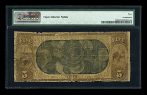 image for: San Francisco, CA - $5 1870 Fr. 1136 The First National Gold Bank Ch. # 1741...