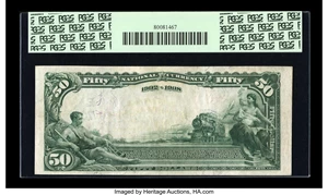 image for: New York, NY - $50 1902 Date Back Fr. 667 The NB of Commerce Ch. # (E)733...