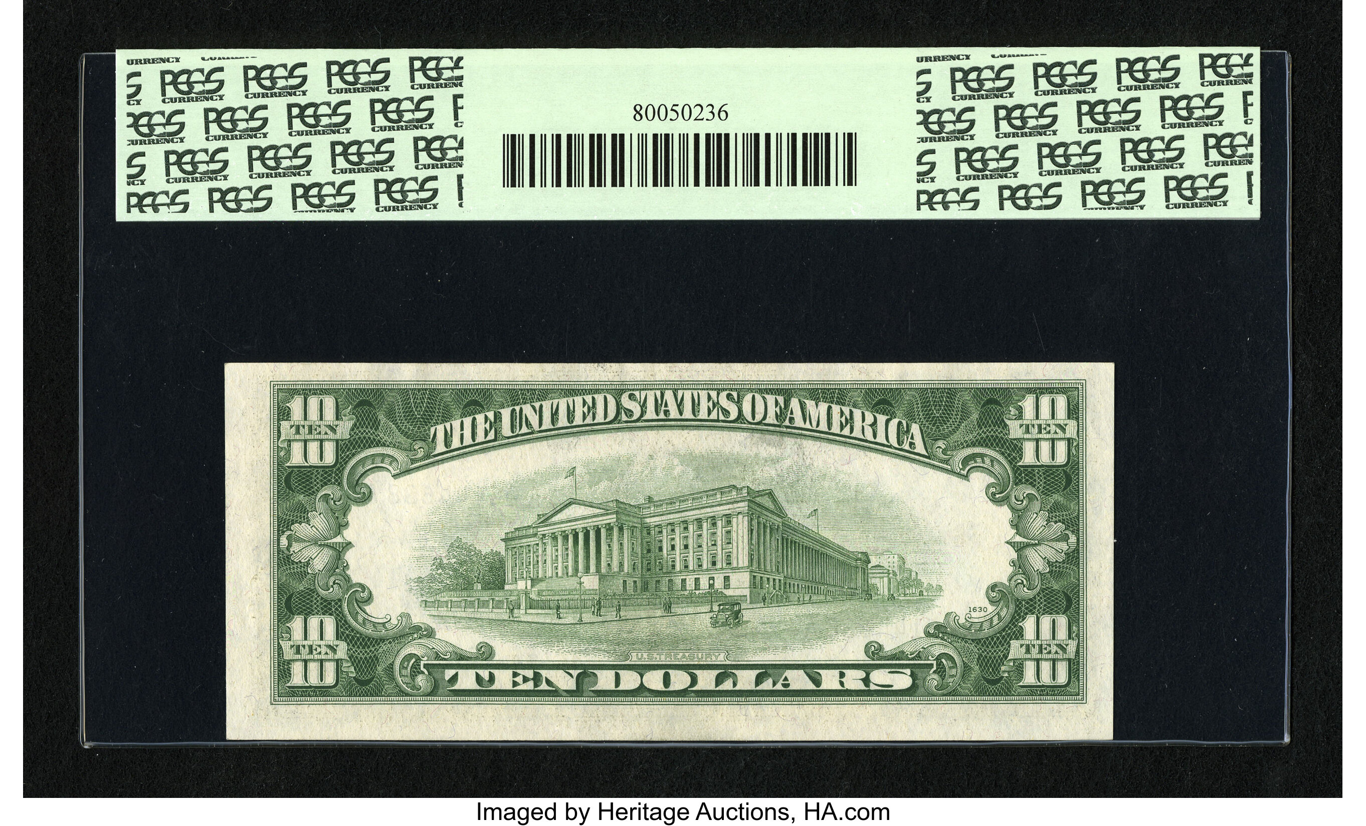 image for: Fr. 1706 $10 1953 Silver Certificate. PCGS Choice About New 55....