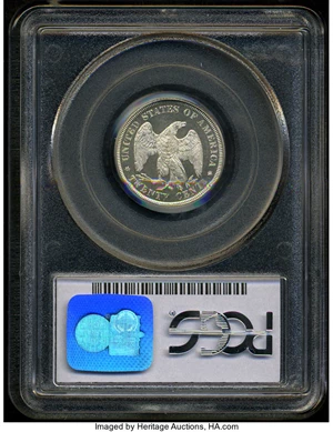 image for: 1875 20C PR65 Deep Cameo PCGS....