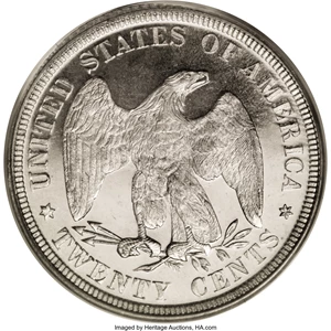 image for: 1875 20C PR65 Deep Cameo PCGS....