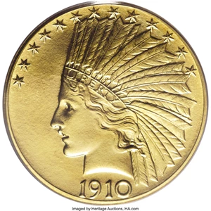 image for: 1910 $10 PR65 PCGS....