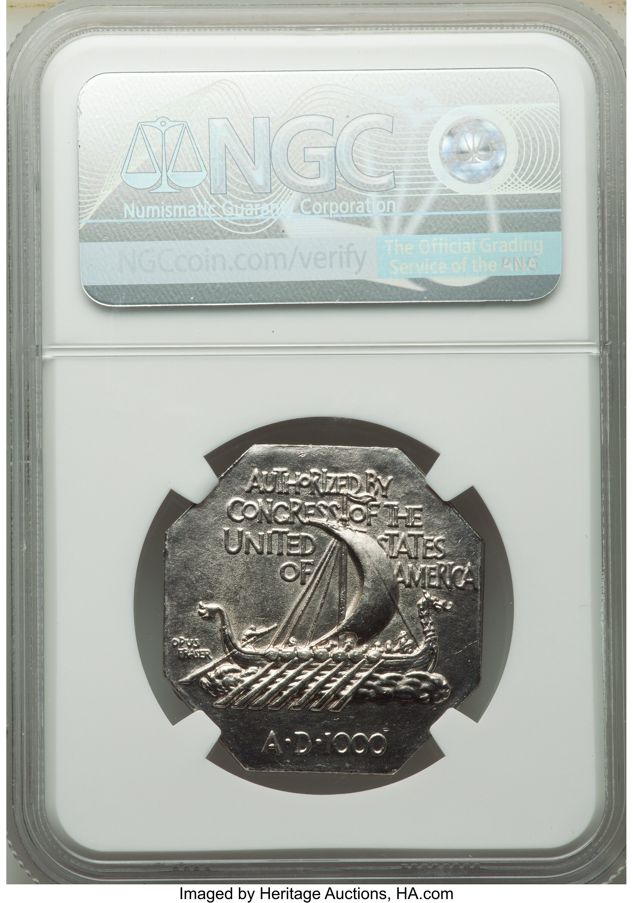 1925 Norse American Medal Thick MS Values | Greysheet