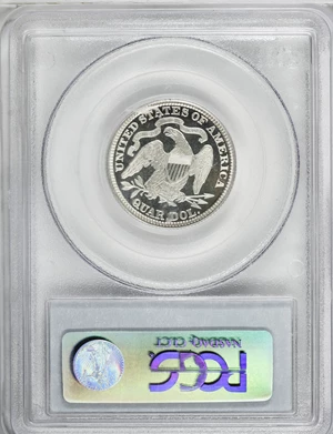 image for: 1891 25C PR66 Deep Cameo PCGS....