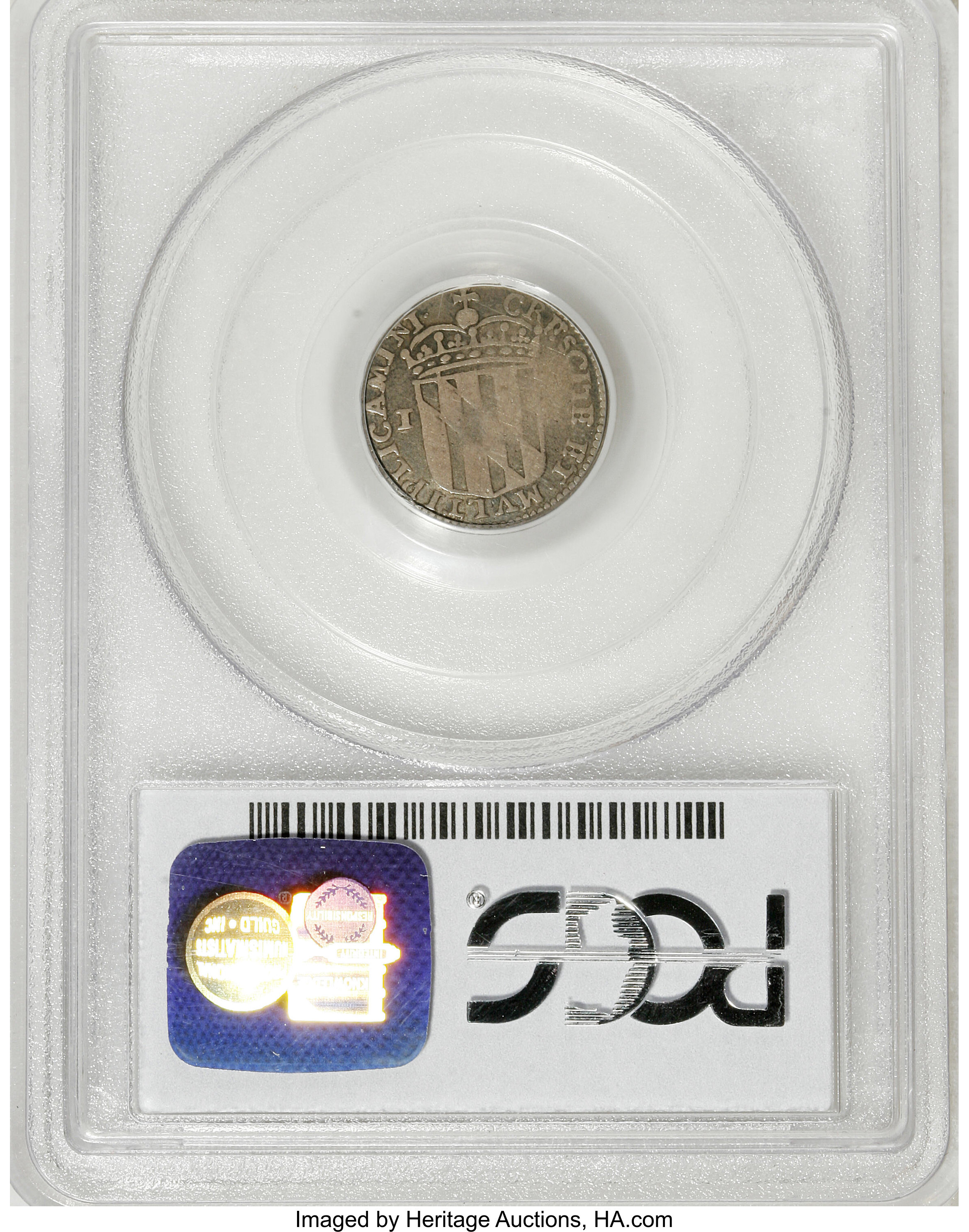 image for: (1659) 4PENCE Lord Baltimore Fourpence VF20 PCGS....