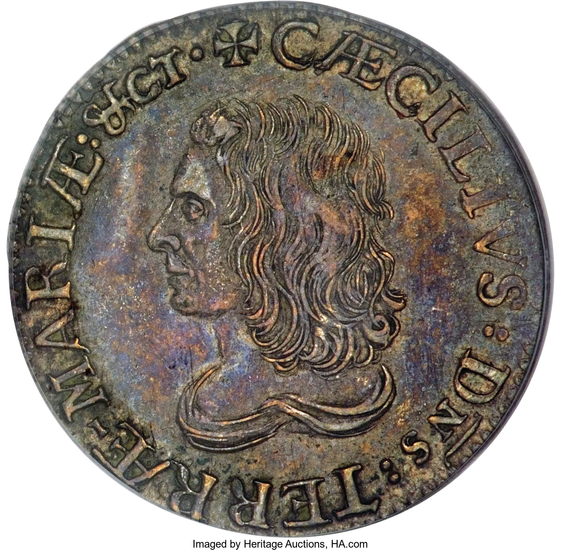 1659 Shilling Maryland Lord Baltimore Business Strike