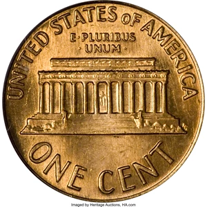 image for: 1969-S 1C Doubled Die MS64 Red PCGS....