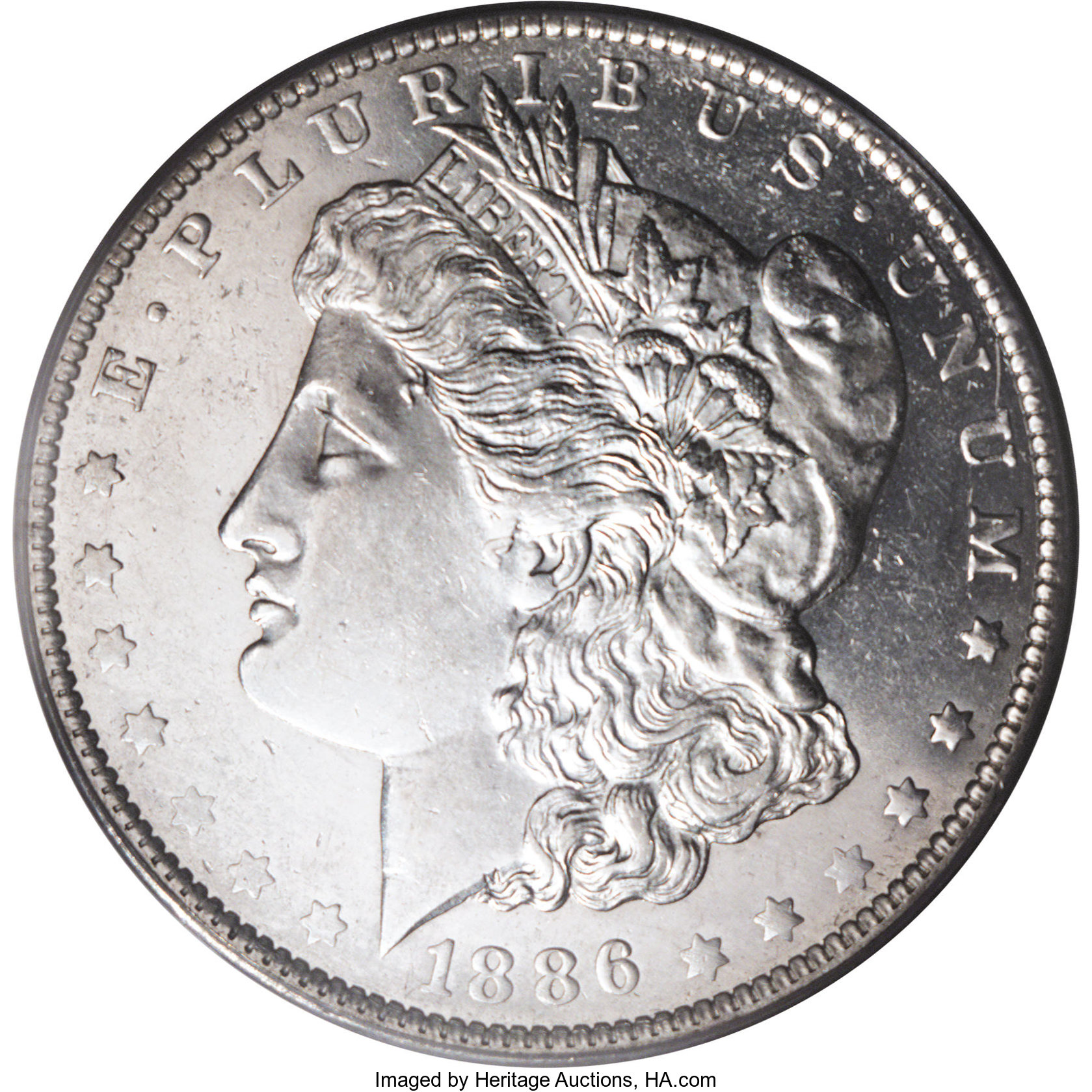 image for: 1886-O $1 MS62 Deep Mirror Prooflike PCGS....