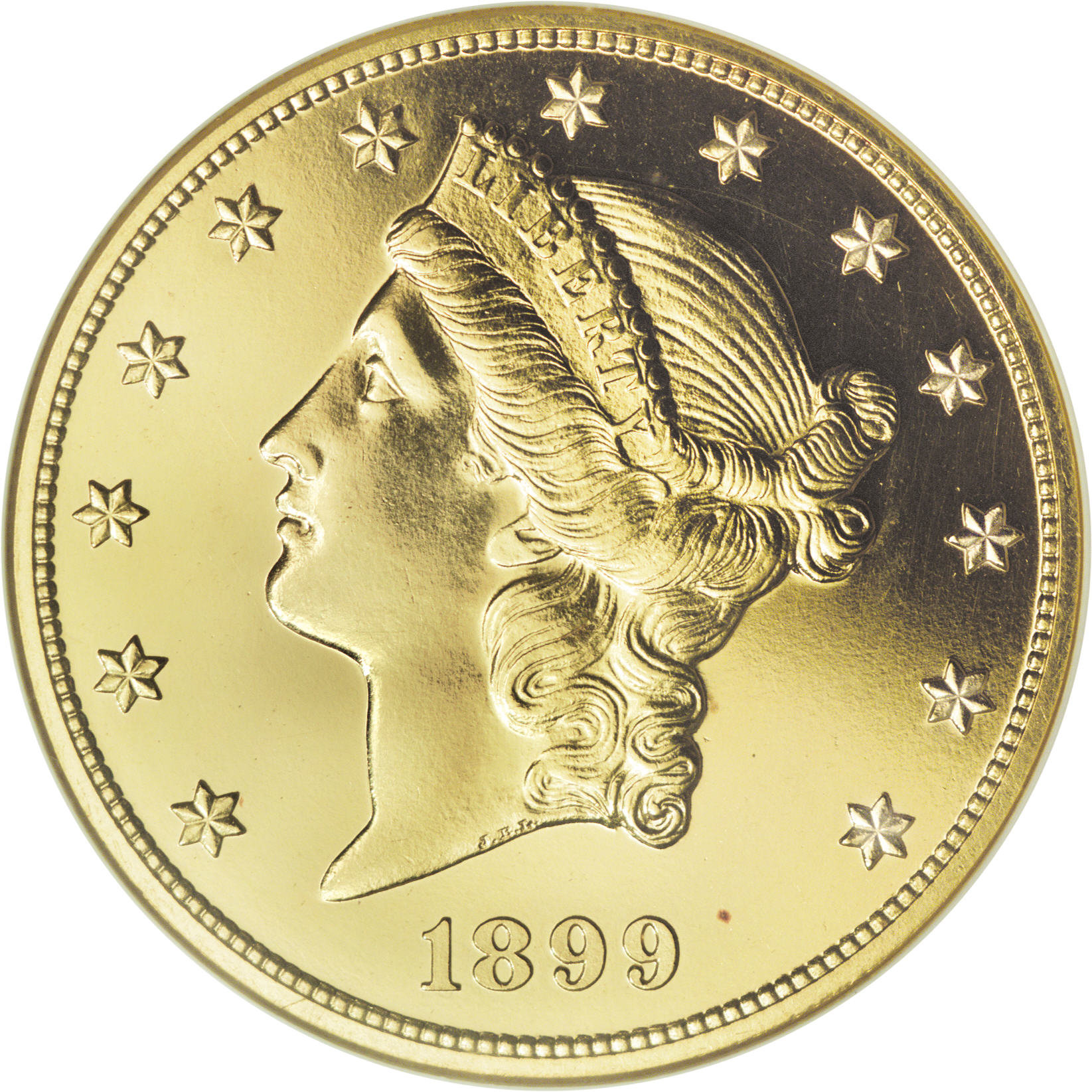 image for: 1899 $20 PR63 Cameo NGC....