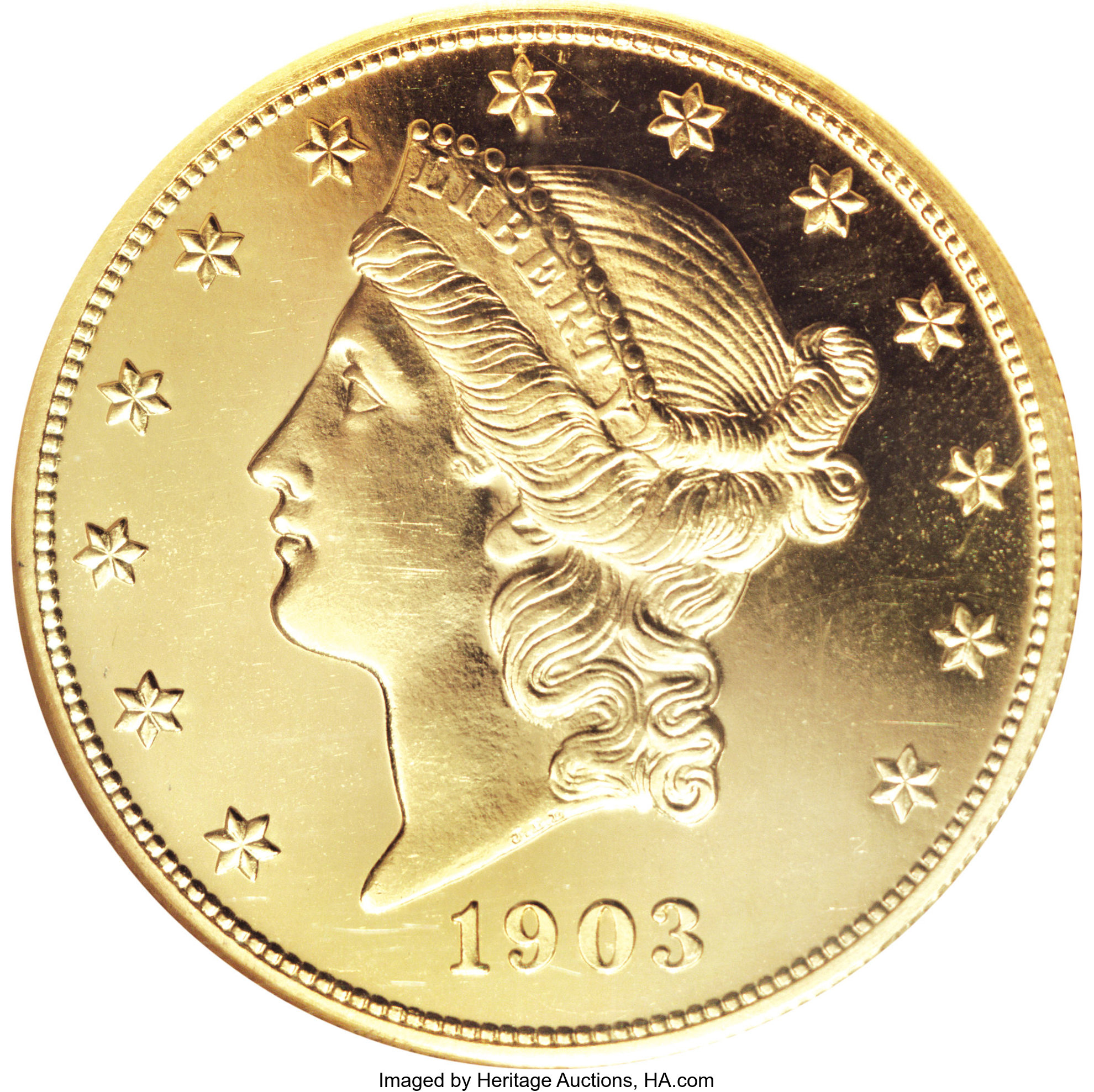 image for: 1903 $20 PR63 Cameo NGC....