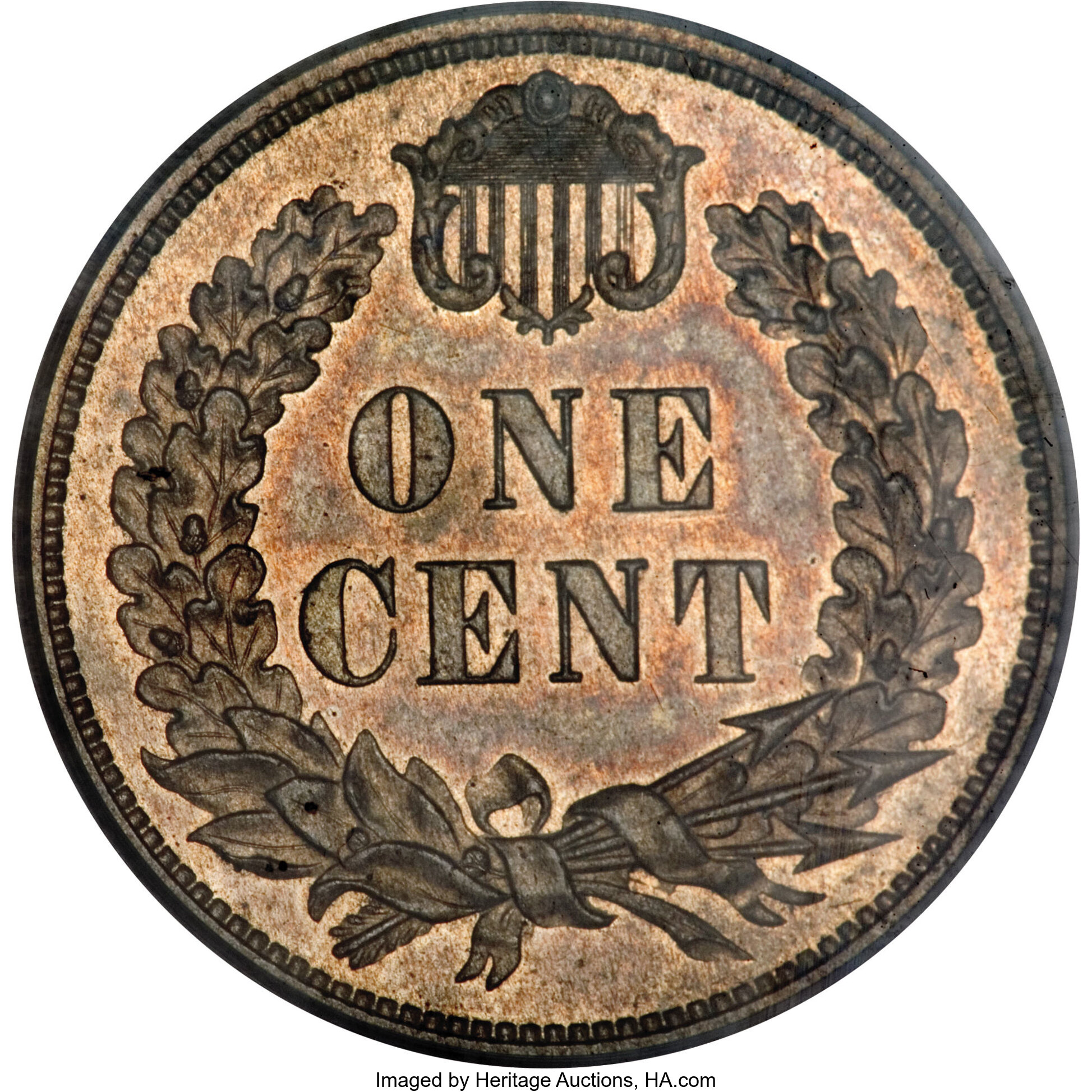 image for: 1858 P1C Flying Eagle Cent, Judd-193, Pollock-236, R.5, PR64 PCGS....