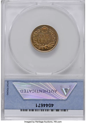 image for: 1859 P1C Indian Cent, Judd-227, Pollock-271, Low R.6, PR60 ANACS....