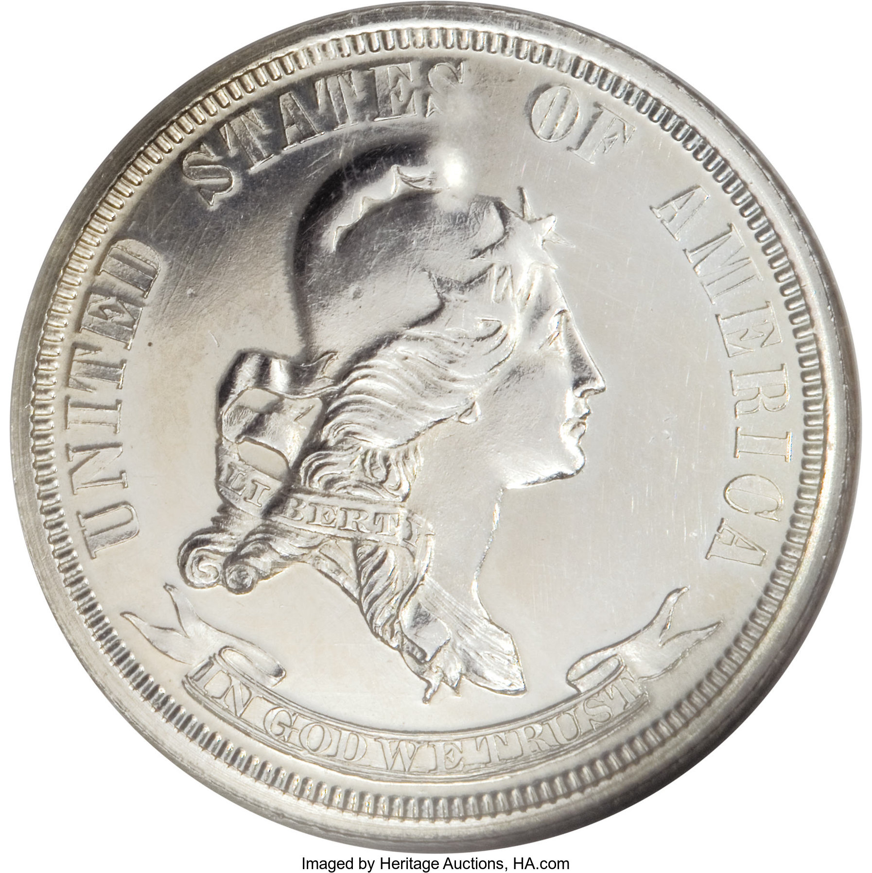 image for: 1870 25C Standard Silver Quarter Dollar, Judd-888, Pollock-987, R.5, PR63 NGC....