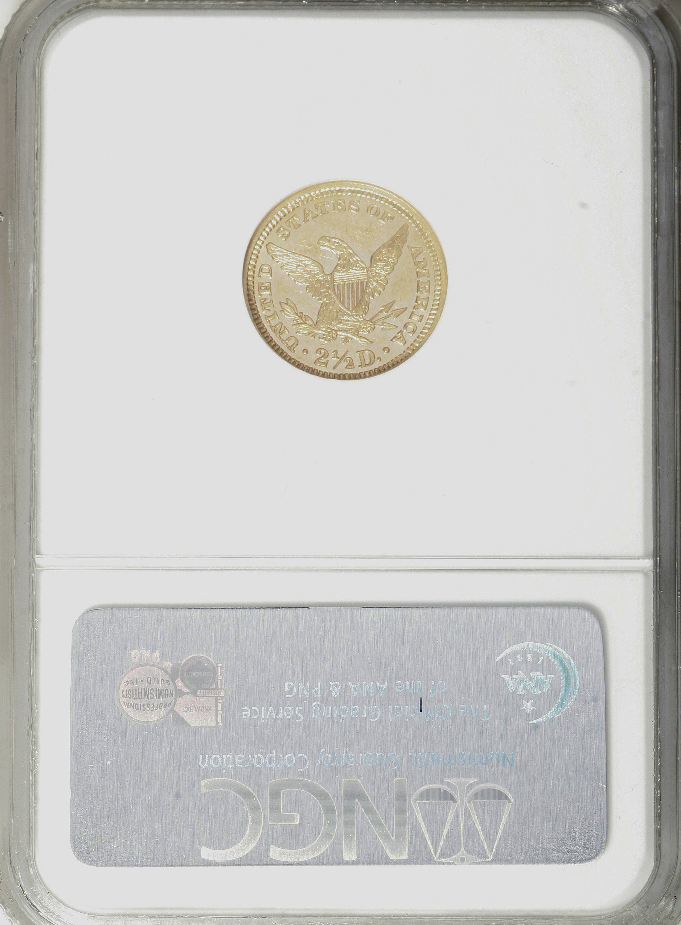 image for: 1886 $2 1/2 PR62 Cameo NGC....