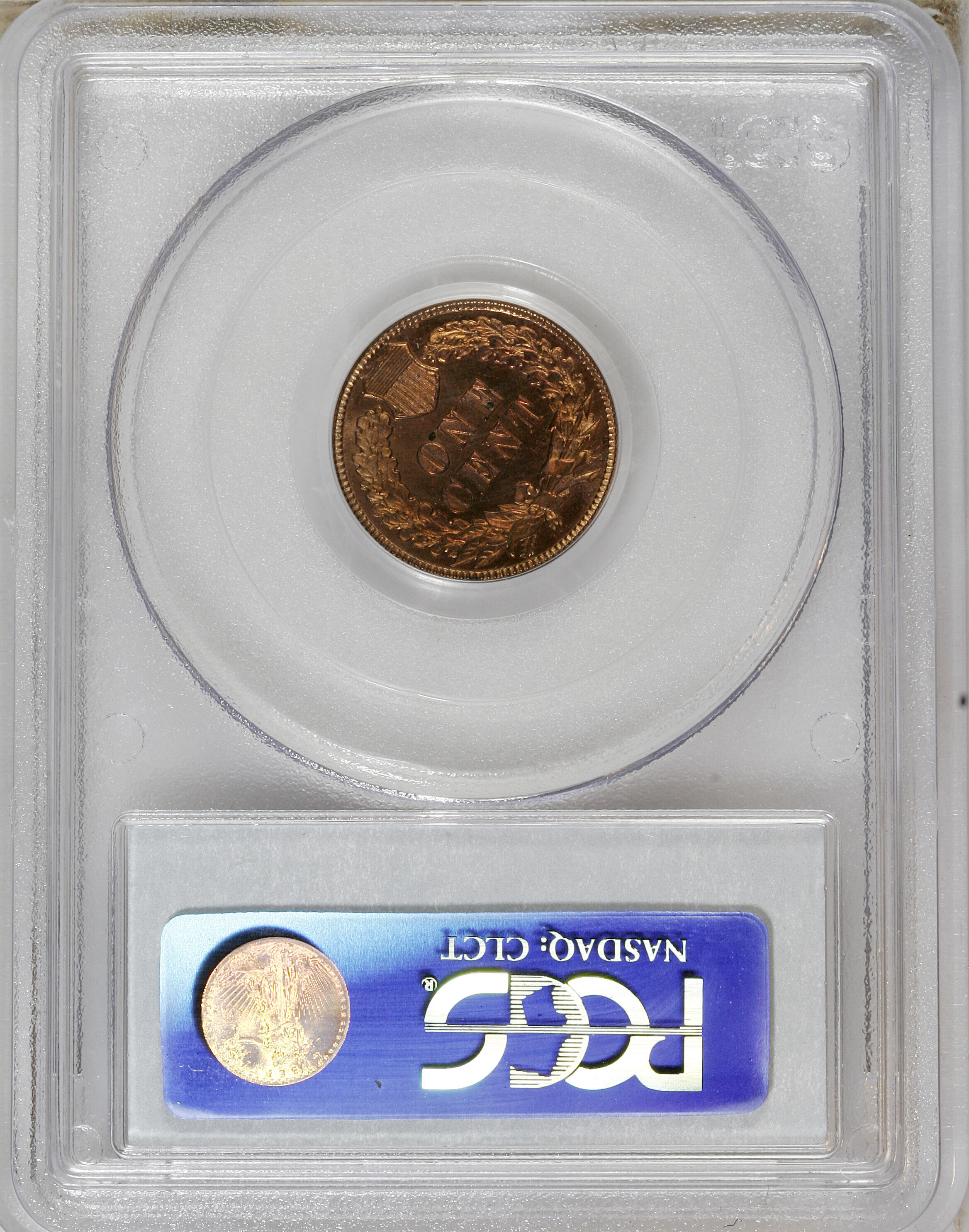 image for: 1887 1C PR64 Red PCGS....