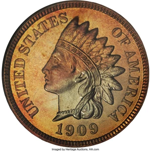 image for: 1909 1C PR67 Red and Brown NGC....