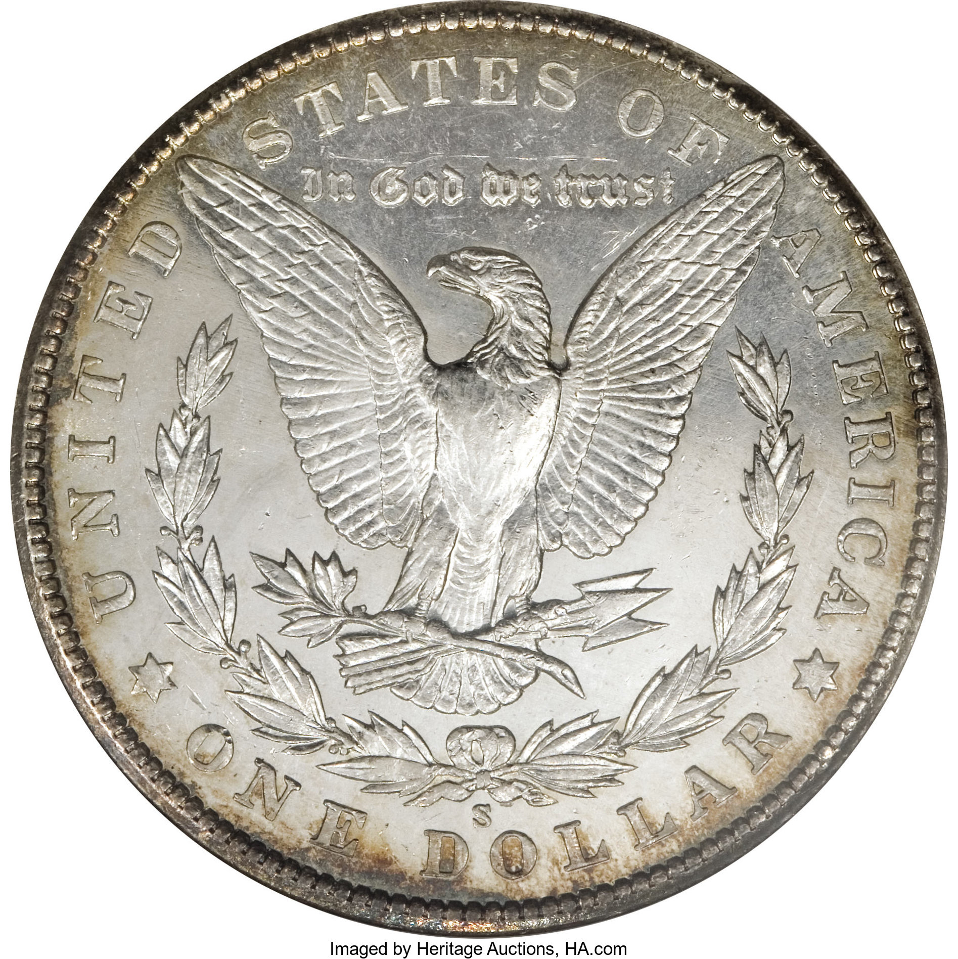 image for: 1902-S $1 MS63 Deep Mirror Prooflike ANACS....