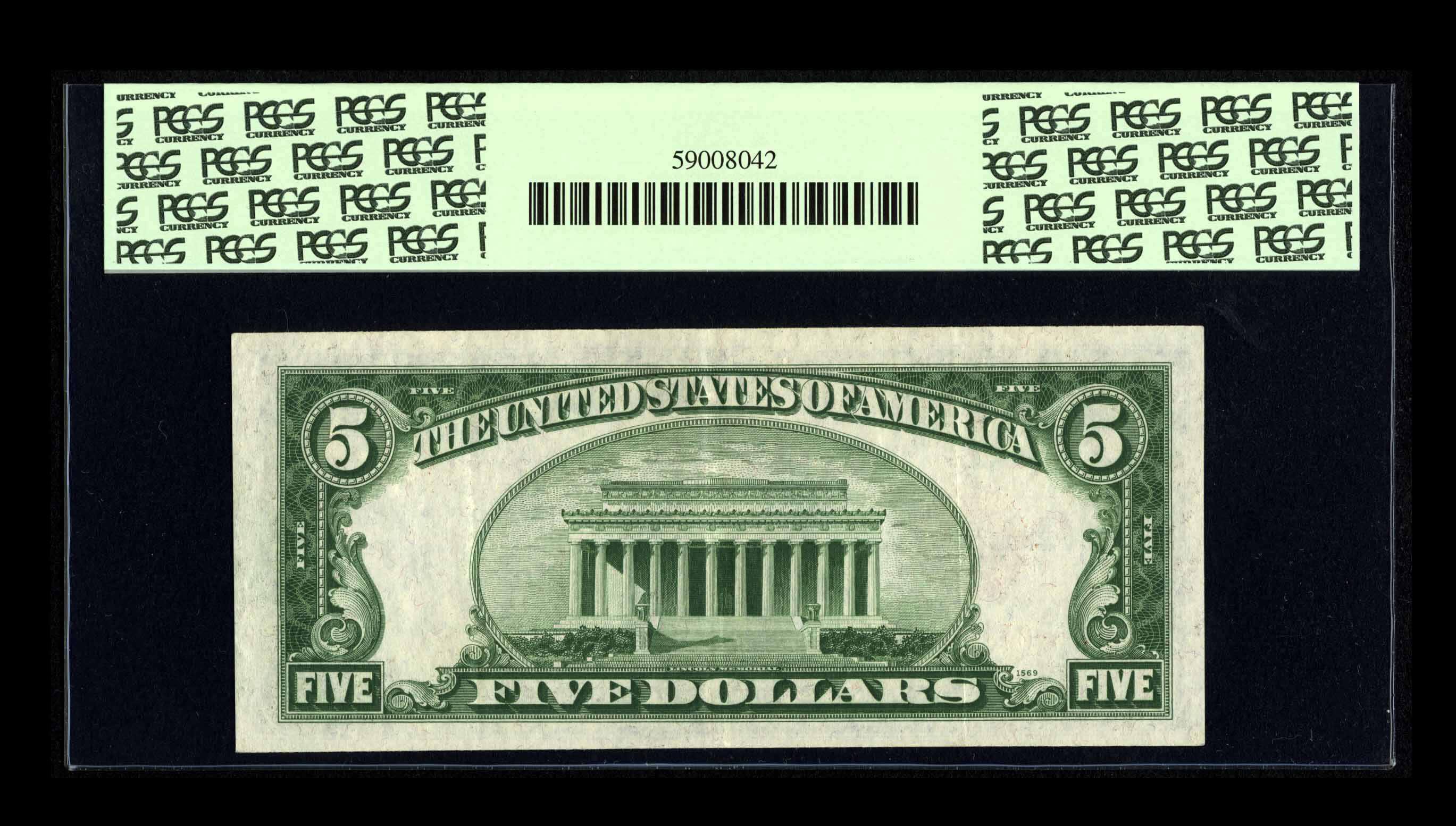 image for: Fr. 1529* $5 1928D Legal Tender Note. PCGS Extremely Fine 40PPQ....