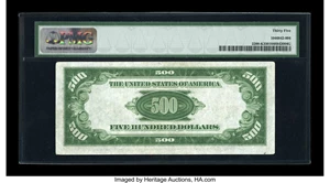 image for: Fr. 2200-K $500 1928 Federal Reserve Note. PMG Choice Very Fine 35....