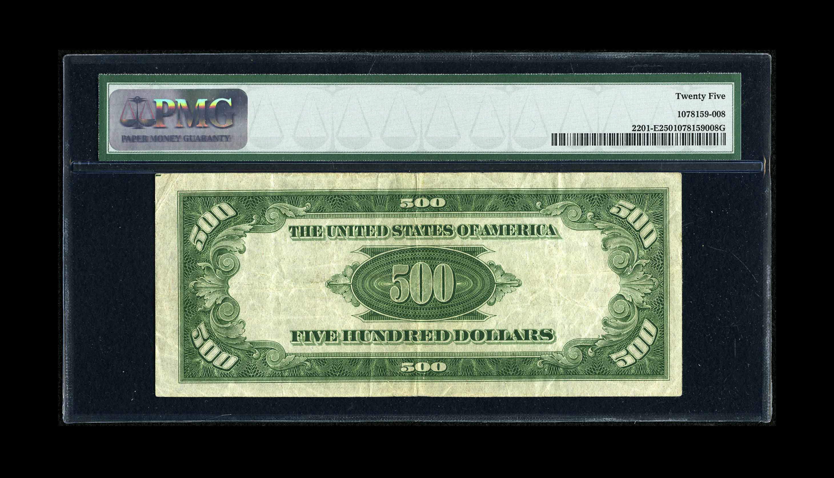 image for: Fr. 2201-E $500 1934 Federal Reserve Note. PMG Very Fine 25....