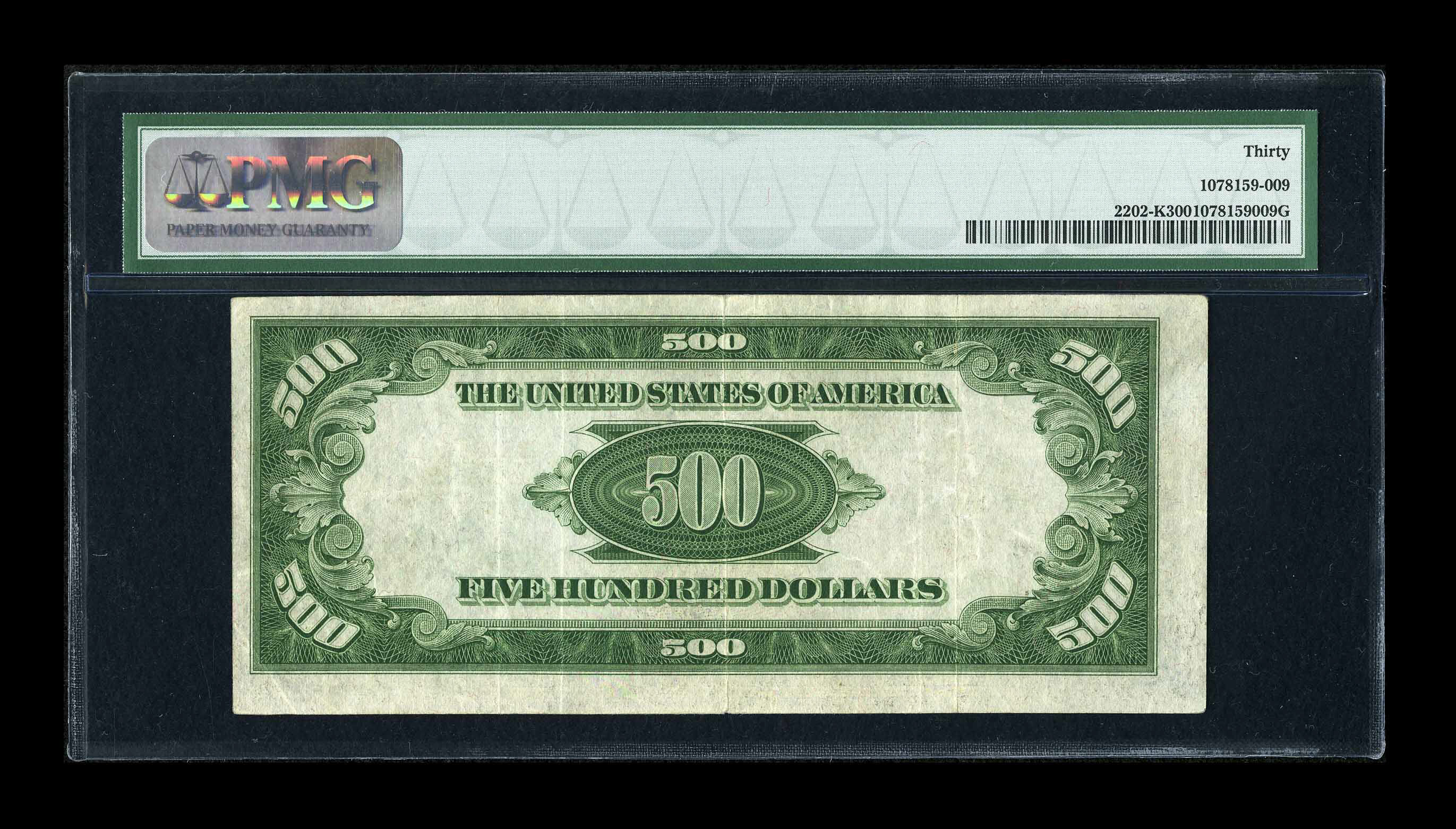 image for: Fr. 2202-K $500 1934A Federal Reserve Note. PMG Very Fine 30....