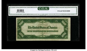 image for: Fr. 2210-C $1000 1928 Federal Reserve Note. CGA Very Fine 35....