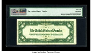 image for: Fr. 2210-D $1000 1928 Federal Reserve Note. PMG Extremely Fine 45 EPQ....